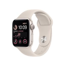 Apple Watch Series SE 2 (2022) GPS 40 mm - Aluminium Silver - Sportband Stjärnglans