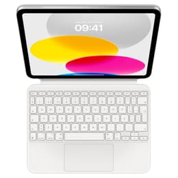 iPad Magic Keyboard Folio (iPad ingår ej) 10.9" (2022) - Vit - QWERTY - Portugisisk