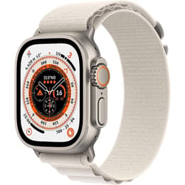 Apple Watch (Ultra) 2022 GPS + Mobilnät 49 - Titan Grå - Bergsloop Vit