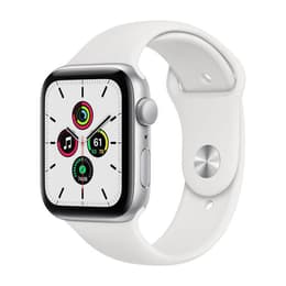 Apple Watch Series 4 (2018) GPS + Mobilnät 40 mm - Aluminium Silver - Sportband Vit