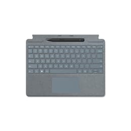 Microsoft Keyboard AZERTY Fransk Wireless Bakgrundsbelyst tangentbord Surface Pro X / 8 / 9 Signature Keyboard + Slim Pen