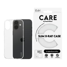 Skal iPhone 16 Plus - Plast - Genomskinlig