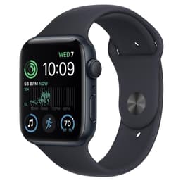 Apple Watch (Series SE) 2022 GPS + Mobilnät 40 - Aluminium Svart - Sportband Svart