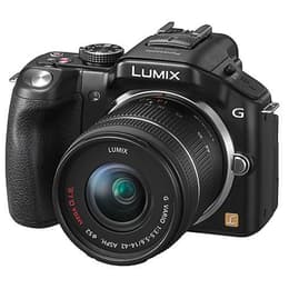 Lumix DMC-G5 - Svart + Panasonic Lumix G Vario Mega O.I.S 14-42mm f/3.5-5.6 f/3.5-5.6