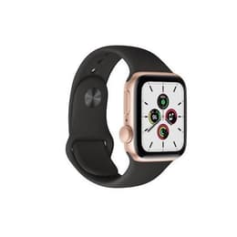 Apple Watch Series SE 1 (2020) GPS 44 mm - Aluminium Guld - Sportband Svart