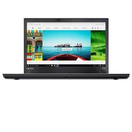 Lenovo ThinkPad T470 14-tum (2017) - Core i5-6200U - 8GB - SSD 240 GB + HDD 500 GB AZERTY - Fransk