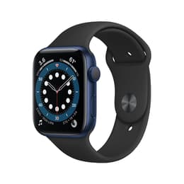 Apple Watch Series 6 (2020) GPS 40 mm - Aluminium Blå - Sportband Svart