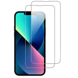 Skyddsskärm iPhone 14 Härdat glas - Härdat glas - Genomskinlig