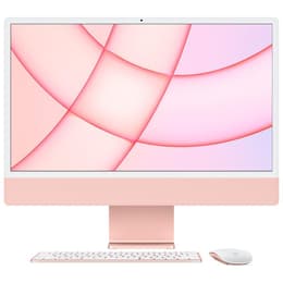 iMac 24-tum Retina (Mitten av 2021) M1 3,2GHz - SSD 256 GB - 8GB AZERTY - Fransk