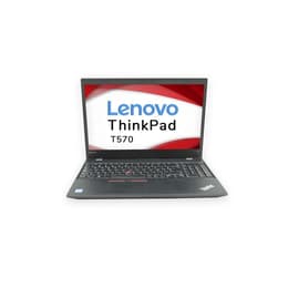 Lenovo ThinkPad T570 15-tum (2017) - Core i5-7300U - 16GB - SSD 240 GB AZERTY - Fransk