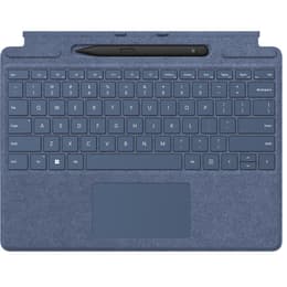 Microsoft Keyboard AZERTY Fransk Wireless Bakgrundsbelyst tangentbord Surface Pro X / 8 / 9 Signature Keyboard + Slim Pen