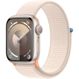 Apple Watch Series 9 (2023) GPS 41 mm - Aluminium Stjärnglans - Sport loop Stjärnglans