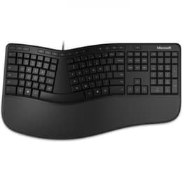 Microsoft Keyboard AZERTY Fransk Ergonomic Keyboard