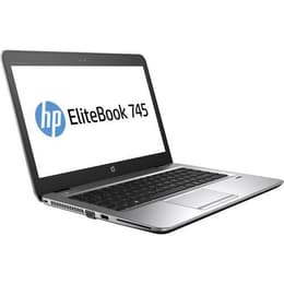 HP EliteBook 745 G4 14-tum (2018) - PRO A12-9800B - 8GB - SSD 256 GB QWERTY - Spansk