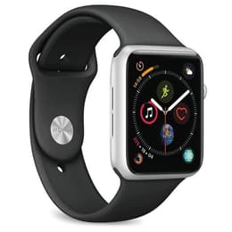 Apple Watch Series 6 (2020) GPS 44 mm - Aluminium Silver - Sportband Svart