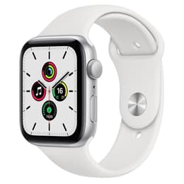 Apple Watch Series SE 1 (2020) GPS 44 mm - Aluminium Silver - Sportband Vit