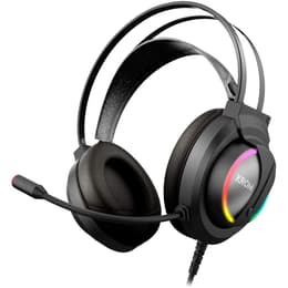 Krom Kappa noise Cancelling gaming kabelansluten Hörlurar med microphone - Svart